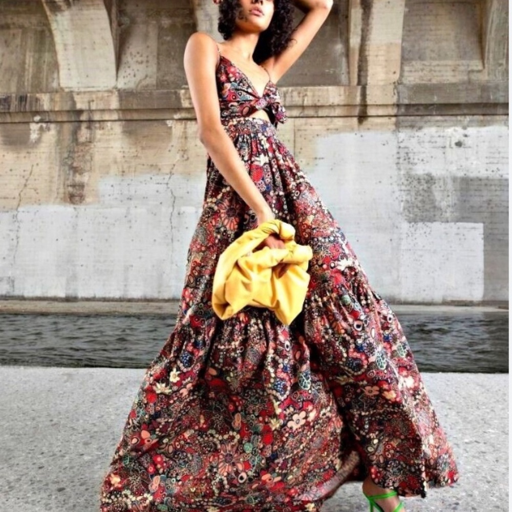 A.L.C Laura Cotton Maxi Dress - size 8